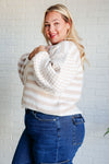 Hazel Blues® |  Check That Line Cardigan