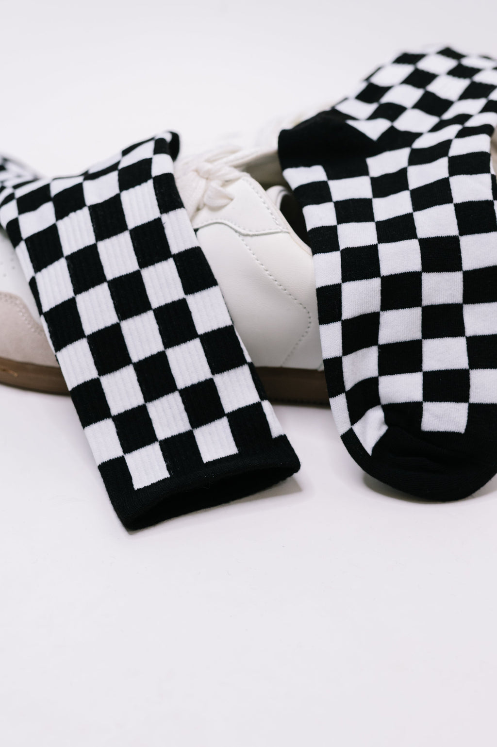 Check Yo'Self Quarter Socks