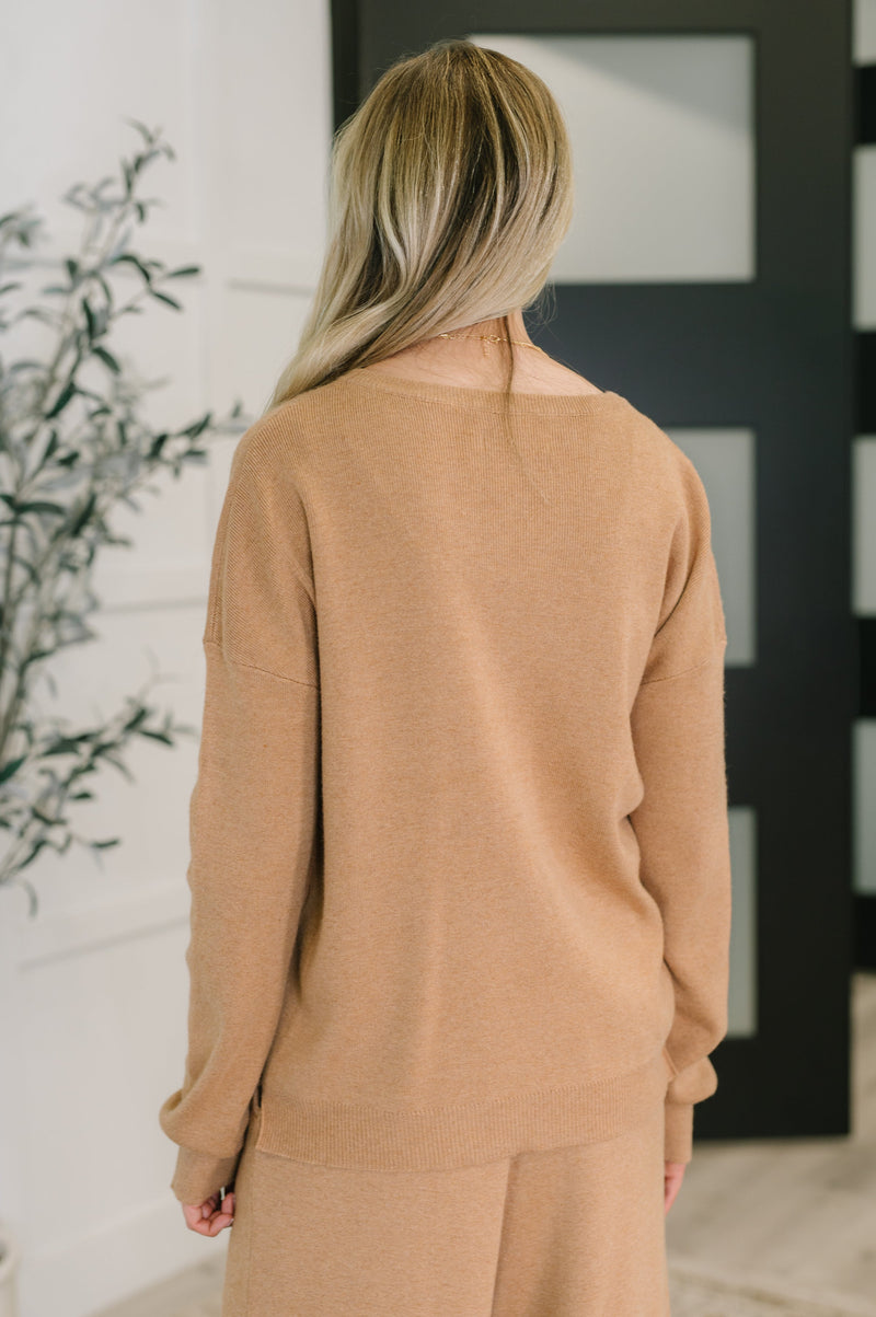 Hazel Blues® |  Clove Sweater in Camel