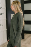 Hazel Blues® |  Clove Sweater in Moss
