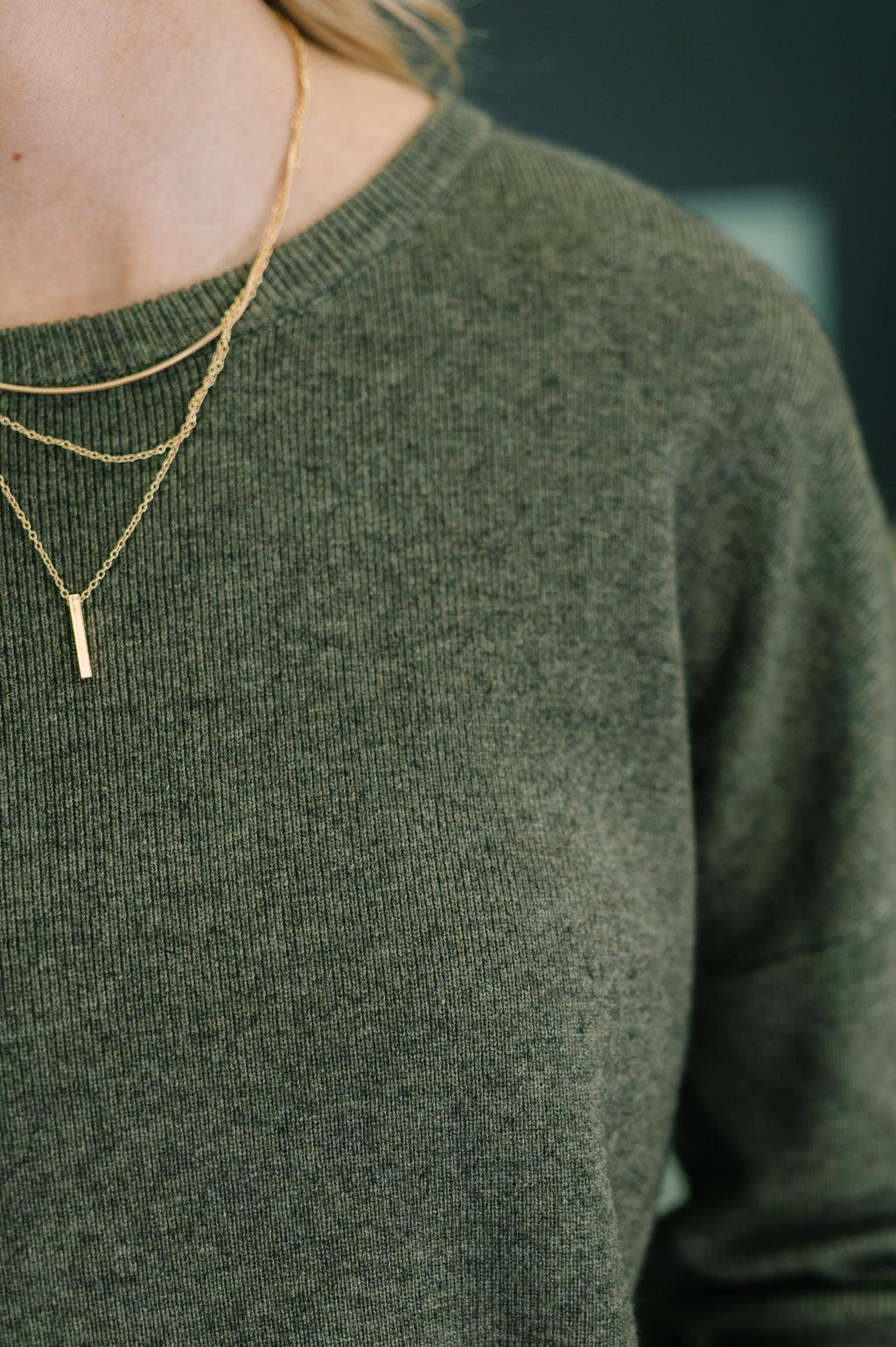 Hazel Blues® |  Clove Sweater in Moss