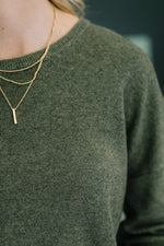 Hazel Blues® |  Clove Sweater in Moss