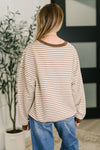 Hazel Blues® |  Cocoa Lane Stripe Top