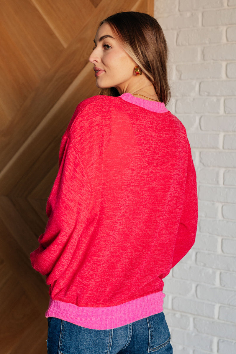 Hazel Blues® |  Cold, Cold Go Away Oversized Pullover