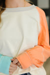 Hazel Blues® |  Color Me Confused Color Block Top