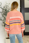 Hazel Blues® |  Color Me Cute Fuzzy Knit Pullover