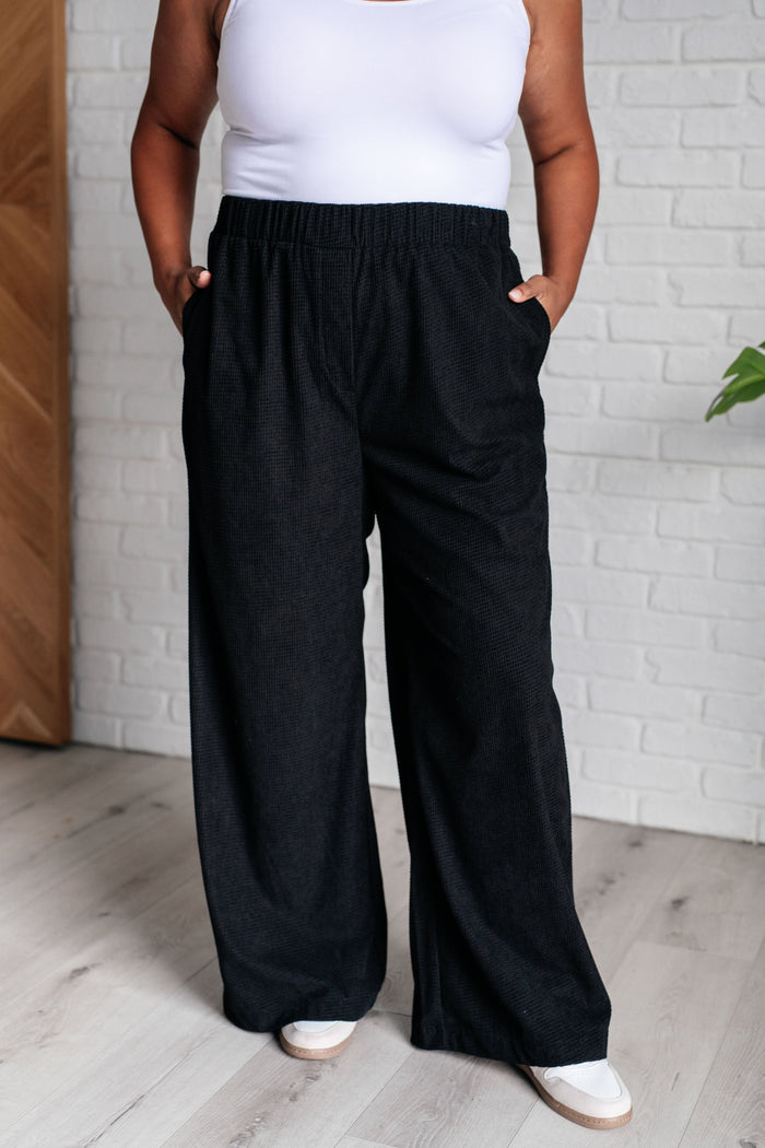 Hazel Blues® |  Come Rain or Shine Wide Leg Pants