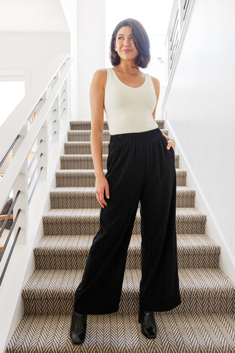 Hazel Blues® |  Come Rain or Shine Wide Leg Pants