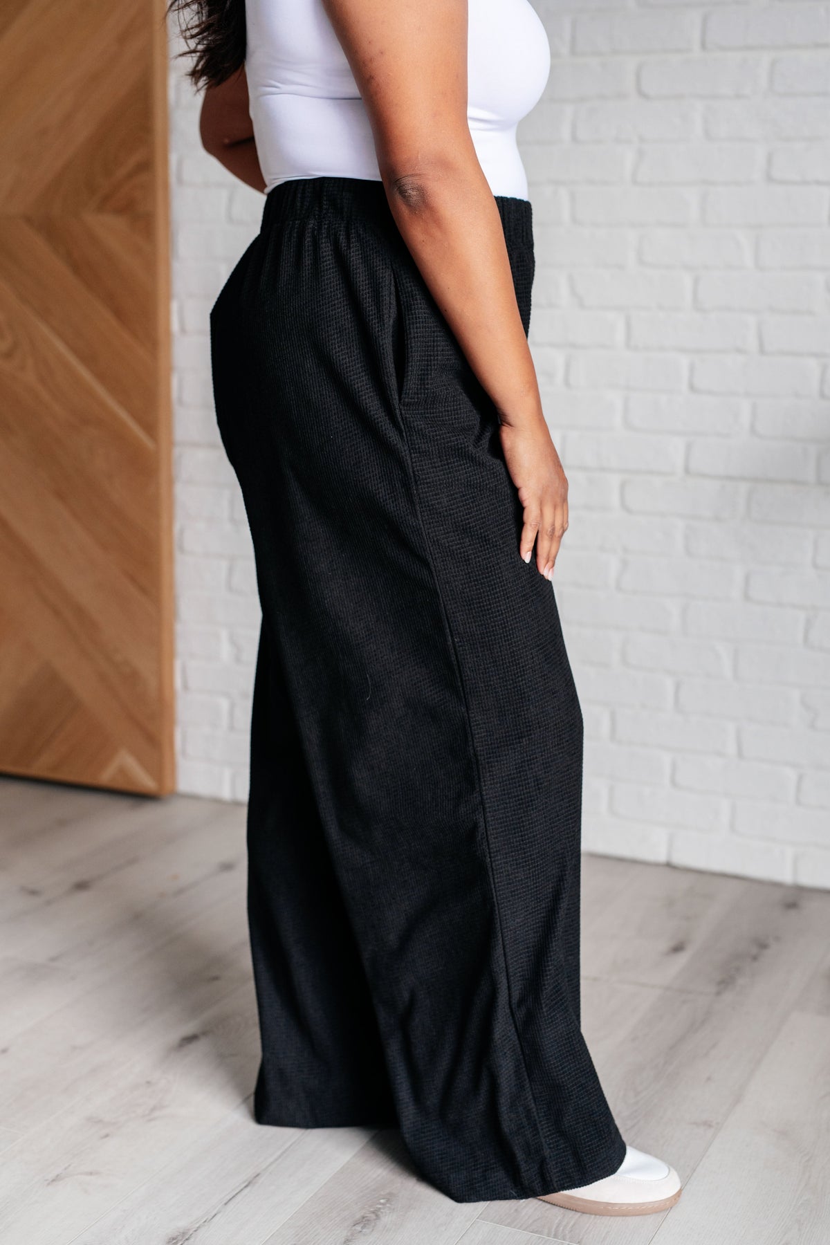 Hazel Blues® |  Come Rain or Shine Wide Leg Pants