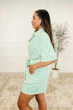 Hazel Blues® |  Comfort Me Striped Romper
