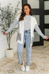 Hazel Blues® |  Consider it So Color Block Cardigan