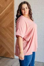 Hazel Blues® |  Contrary to Popular Belief V-Neck Blouse