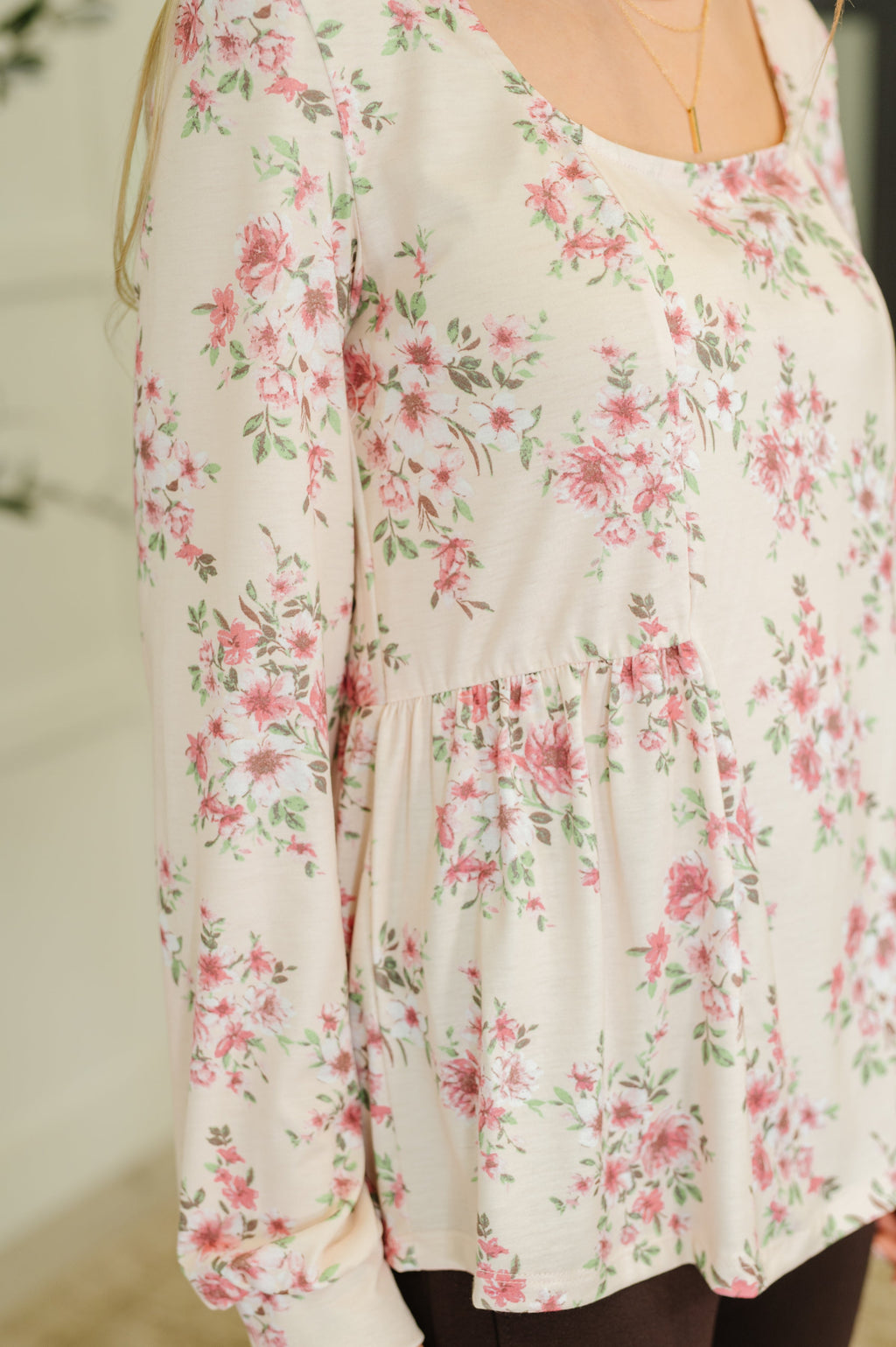 Hazel Blues® |  Cool to Be Kind Floral Blouse