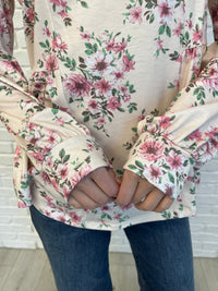 Hazel Blues® |  Cool to Be Kind Floral Blouse