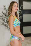 Hazel Blues® |  Corfu Marble Cutout Swimsuit
