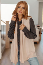 Hazel Blues® |  Surely a Win Sleeveless Cardigan