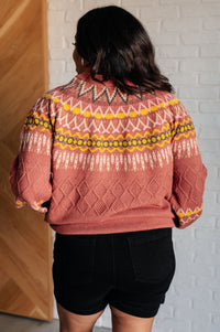 Hazel Blues® |  Cozy Chalet Fair Isle Sweater