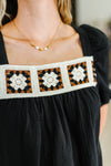 Hazel Blues® |  Craft Night Crochet Detail Top