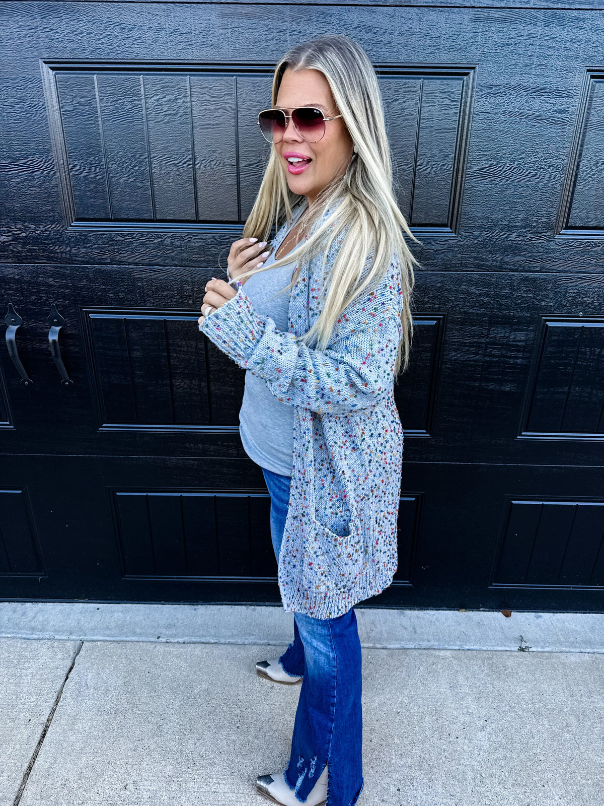 Hazel Blues® |  PREORDER: Spring Miley Dot Cardigans in Five Colors