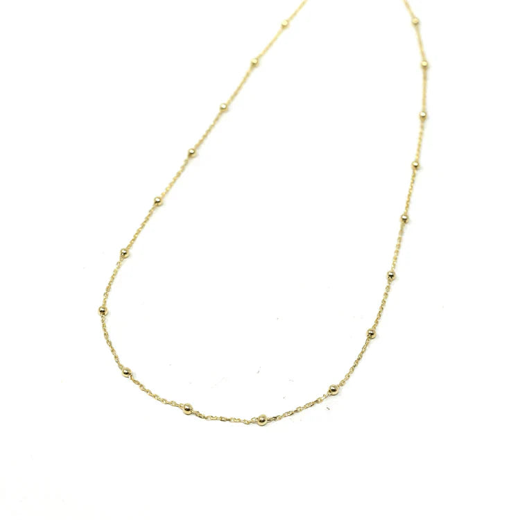 Hazel Blues® |  PREORDER: Baby Ball Chain in Gold