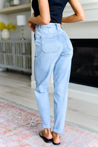 Hazel Blues® |  Cooper High Rise Vintage Denim Jogger