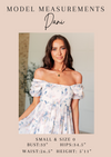 Hazel Blues® |  Gentle Yet Strong Balloon Sleeve Floral Dress