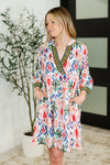 Hazel Blues® |  Depend on Me Boho Tiered Dress