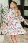 Hazel Blues® |  Depend on Me Boho Tiered Dress