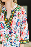 Hazel Blues® |  Depend on Me Boho Tiered Dress