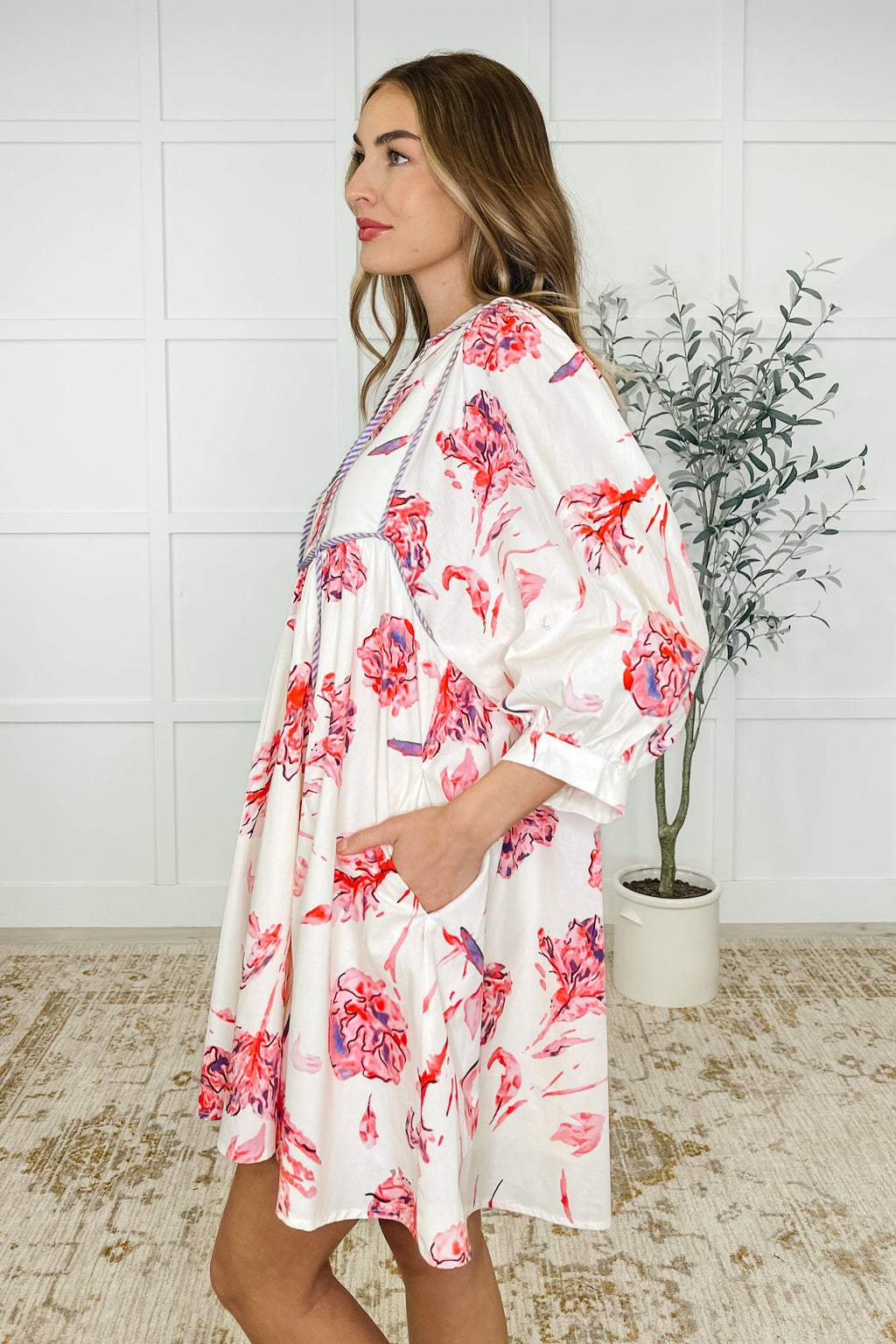 Hazel Blues® |  Destination Unknown Floral Dress