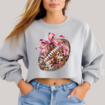 Hazel Blues® |  Disco Football in Grey Sweatshirt