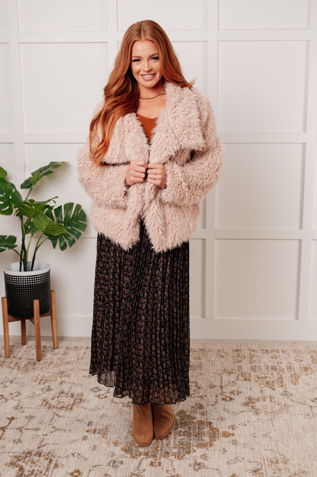 Hazel Blues® |  Disco Queen Faux Fur Coat