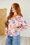 Hazel Blues® |  Distinguished Guest Floral Button Down