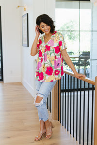 Hazel Blues® |  Do It Anyways Floral Top