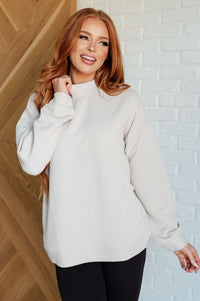 Hazel Blues® |  Don't Change Anything Mock Neck Pullover