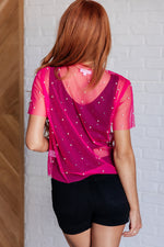 Hazel Blues® |  Dressing for Revenge Layering Top in Hot Pink