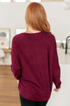 Hazel Blues® |  Drive Downtown Dolman Sleeve Top in Wine