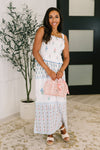Hazel Blues® |  Eager Anticipation Mixed Print Midi Dress