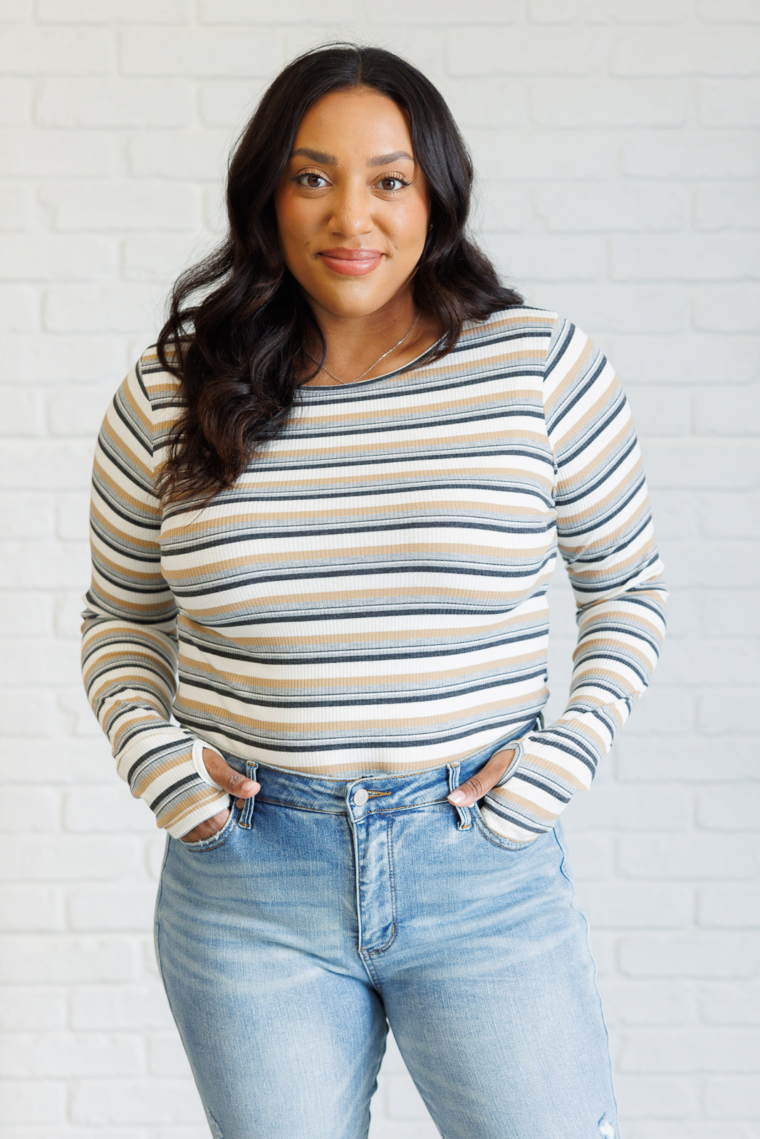 Hazel Blues® |  East Coast Breeze Striped Top