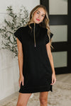 Hazel Blues® |  Easy Hustle High Neck Dress in Black