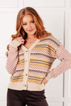 Hazel Blues® |  Effortless Elements Striped Cardigan