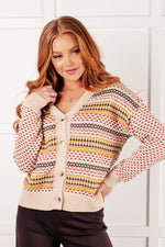 Hazel Blues® |  Effortless Elements Striped Cardigan