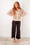 Hazel Blues® |  Effortless Elements Striped Cardigan