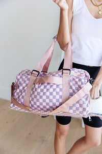 Hazel Blues® |  Elevate Travel Duffel in Pink