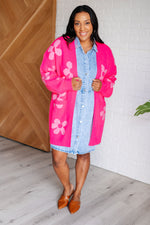 Hazel Blues® |  Enough Anyways Floral Cardigan in Pink