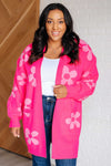 Hazel Blues® |  Enough Anyways Floral Cardigan in Pink