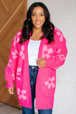 Hazel Blues® |  Enough Anyways Floral Cardigan in Pink