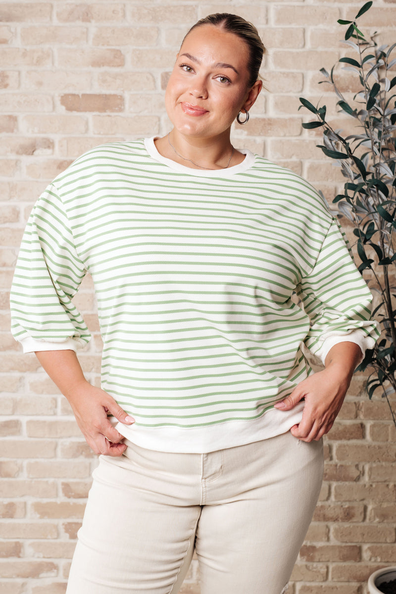 Hazel Blues® |  Enrichment Time Striped Top