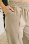 Hazel Blues® |  Every Second, Every Hour Jogger Bottoms in Ash Mocha