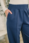 Hazel Blues® |  Every Second, Every Hour Jogger Bottoms in Blue Indigo